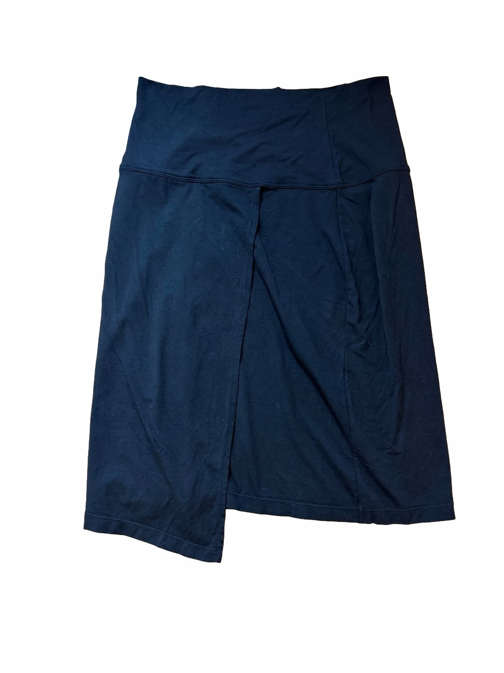Athleta Black Asymetrical Midi Skirt Size Medium